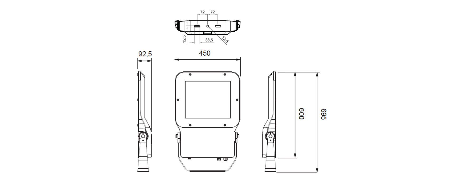 Dimensioni FASTLED 3